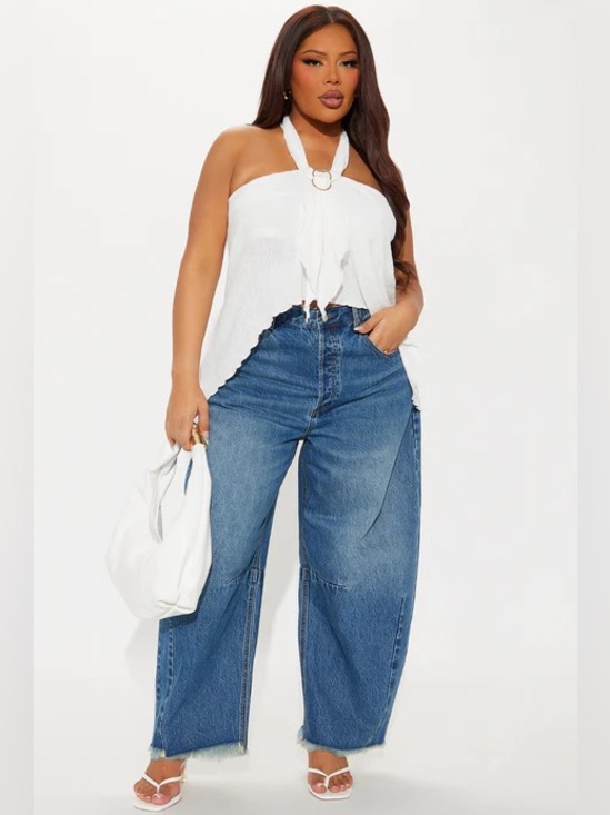 No brand Denim - Unbranded Barrel Leg Jean